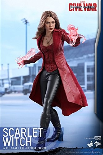 Hot Toys Movie Masterpiece Scarlet Witch Captain America Civil War Figur Japan - Bild 2 von 7