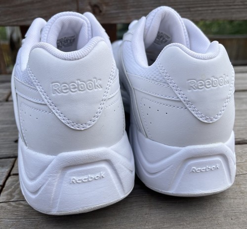¡Bonito! Zapatos deportivos para caminar con cordones Reebok DMX MAX 11 para hombre - blancos - Imagen 7 de 13