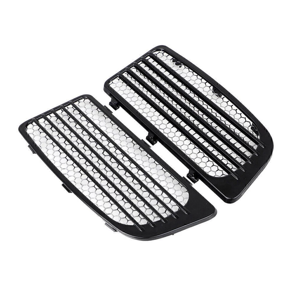 Parrillas y pantallas de radiador negras FLHTKL para Harley Electra Glide Low Ultra Limited Foto 3 de 4