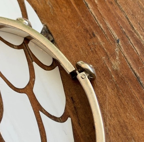 Henri Bendel Sterling Silber 925 Ohrstecker Nagelköpfe Stapel Armreif Armband aufklappbar - Bild 18 von 24