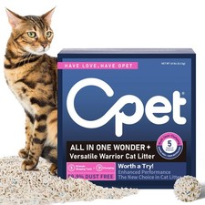 OPET Mixed Tofu Cat Litter 18lb Strong Clumping Litter, Mixed Tofu and Bento...