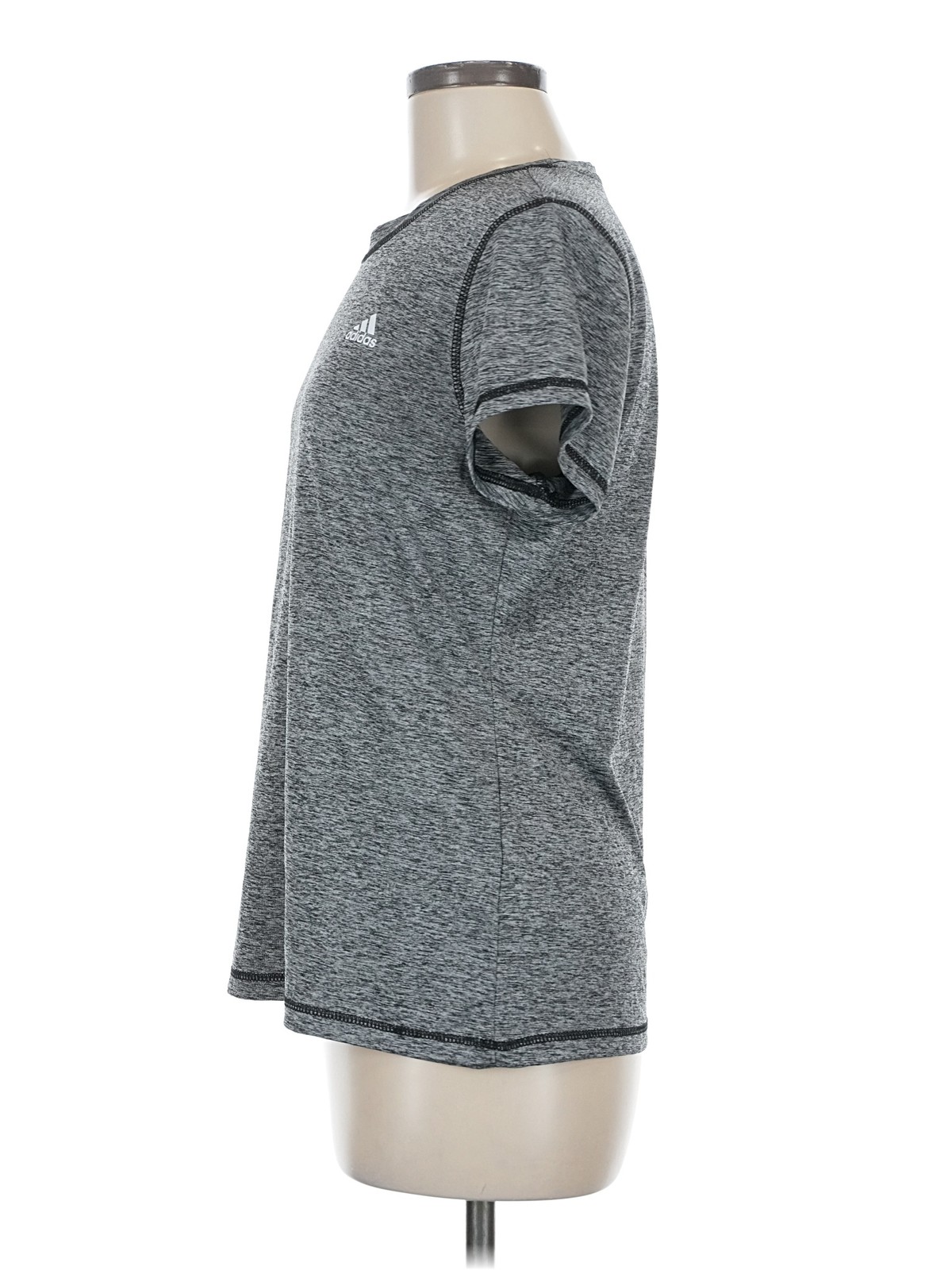 Adidas Women Gray Active T-Shirt M thumbnail 4