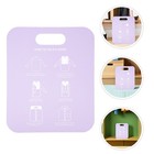  4er-Set Hemdfaltbretter: Tragbarer T-Shirt-Falter – Wäscheorganizer für den