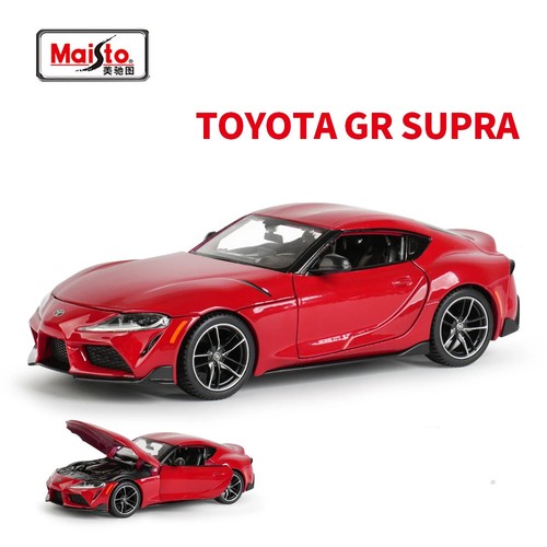 Maisto 1:24 TOYOTA GR SUPRA Alloy Sports Car Model Diecasts Racing Car Vehicle - Picture 16 of 17