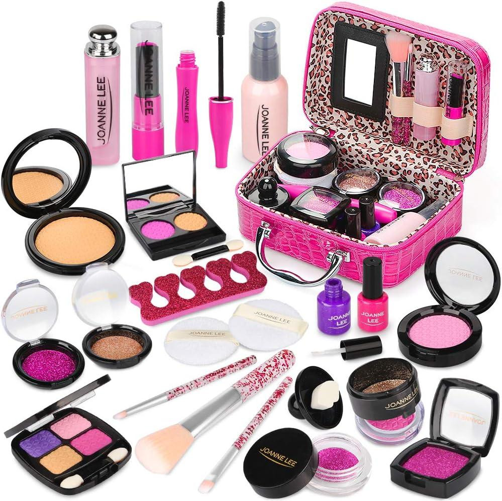 22 PCS Pretend Makeup Toy Set Safe Non-Toxic Kids Makeup Cosmetic Set Beauty Kit