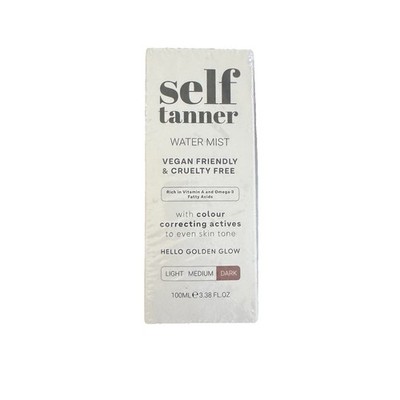 Self Tanning Water Mist Vitamin Infused  for Hydrating Face Vegan Made In Italy
