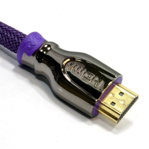 PRO Braided HDR HDMI Cable 2.0a 4K Ultra UHD Metal Ends Sky Q Smart TV Gaming - Picture 15 of 16