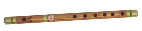 Handmade Bamboo Bansuri Flute Indian Woodwind Musical Instrument, B Scale 14" - Picture 10 of 11