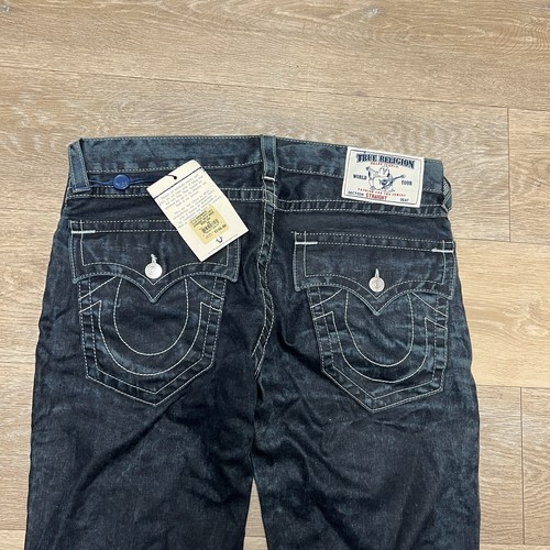 Vintage True Religion Y2K Men's Straight Flap Jeans Size 36x34 NWT 246$ MSRP - Picture 5 of 20