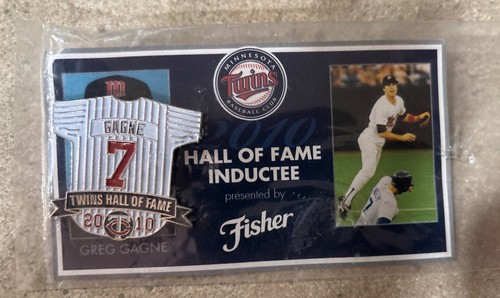 Greg Gagne Minnesota Twins Hall of Fame Class of 2010 SGA Pin