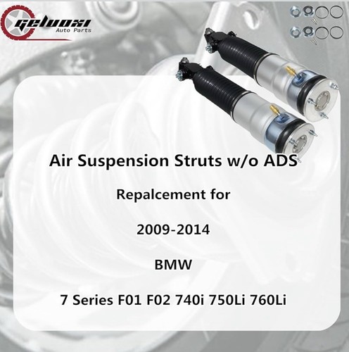 2X Rear Air Suspension Shock Struts For BMW 7er F01 F02 740i 750i 760Li xDrive - Picture 4 of 10