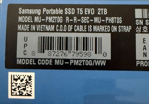 ✅NEW 2024 SAMSUNG T5 EVO 2TB Portable SSD Solid State Drive w/ENCRYPTION & USB-C - Afbeelding 7 van 18