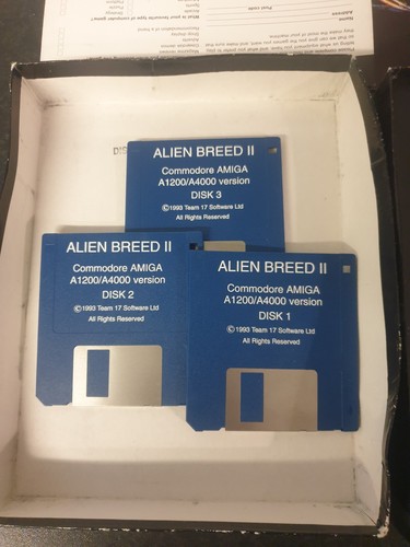Alien Breed 2 The horror continues Amiga - Complete Big Box Game UNTESTED - Afbeelding 6 van 13
