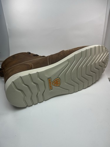 Stivali da lavoro ARIAT Rebar Wedge Moc Toe 6" impermeabili punta composita taglia 11,5 EE - Foto 4 di 6