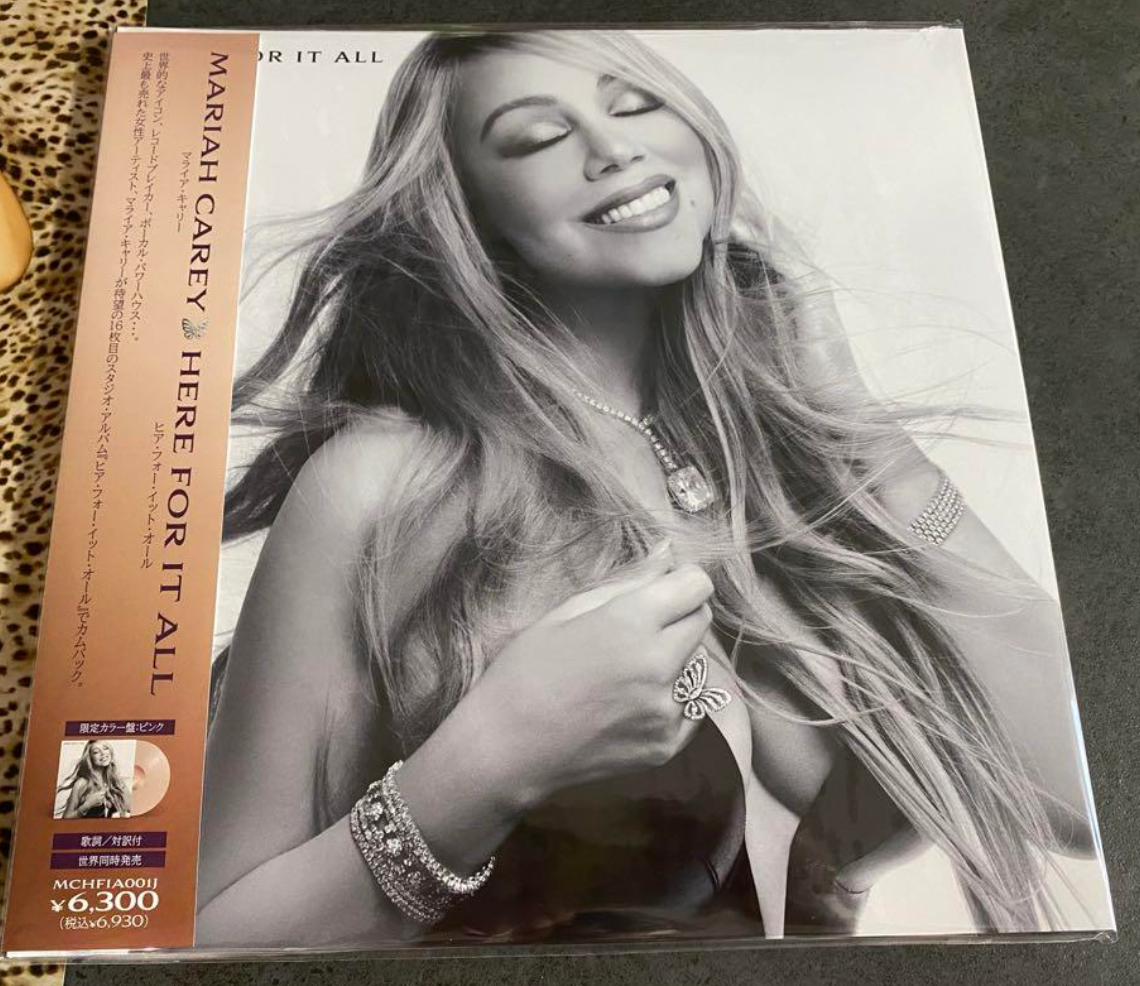限定ジャケ Mariah Carey / Here For It All LP盤 Mariah Carey - Here For It All - LP – The 'In' Groove