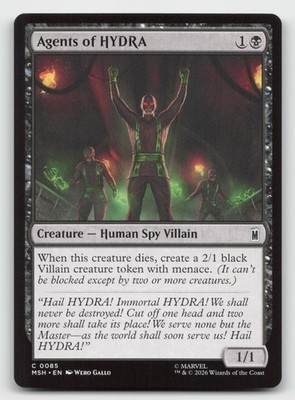 Agents of HYDRA 85 Marvel Super Heroes Common Magic: The Gathering NM/M