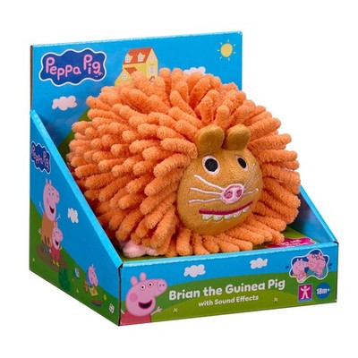 NEW Peppa Pig Brian the Guinea Pig  Soft Toy With Sound Effects