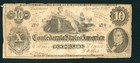 $10 1862 Confederate States of America ** PAPER CURRENCY AUCTIONS — photo 2