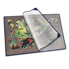 Jigsaw Puzzle Board Portable Puzzle Mat with Puzzle Dustproof Cover for Puzzl...
