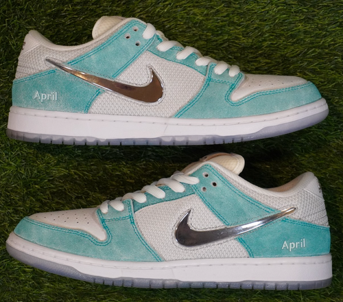 Nike SB Dunk Low 'April Skateboards' (Size 10.5) Worn Once w/ OG All* FD2562-400 - Picture 5 of 18
