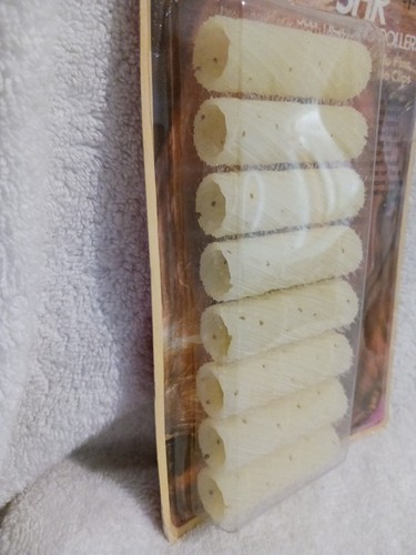 Vintage Goody Selbsthaltende Rollen 8er Pack Medium Gelb 11/16 Neu aus altem Lagerbestand versiegelte Haare - Bild 2 von 5