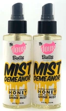 2x The Doux Mist Demeanor Honey High Reflection Shine Mist LOT 4 Fl Oz 118ml Ea