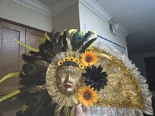 Mascara Y Abanico Pra Oshun Ibu kole