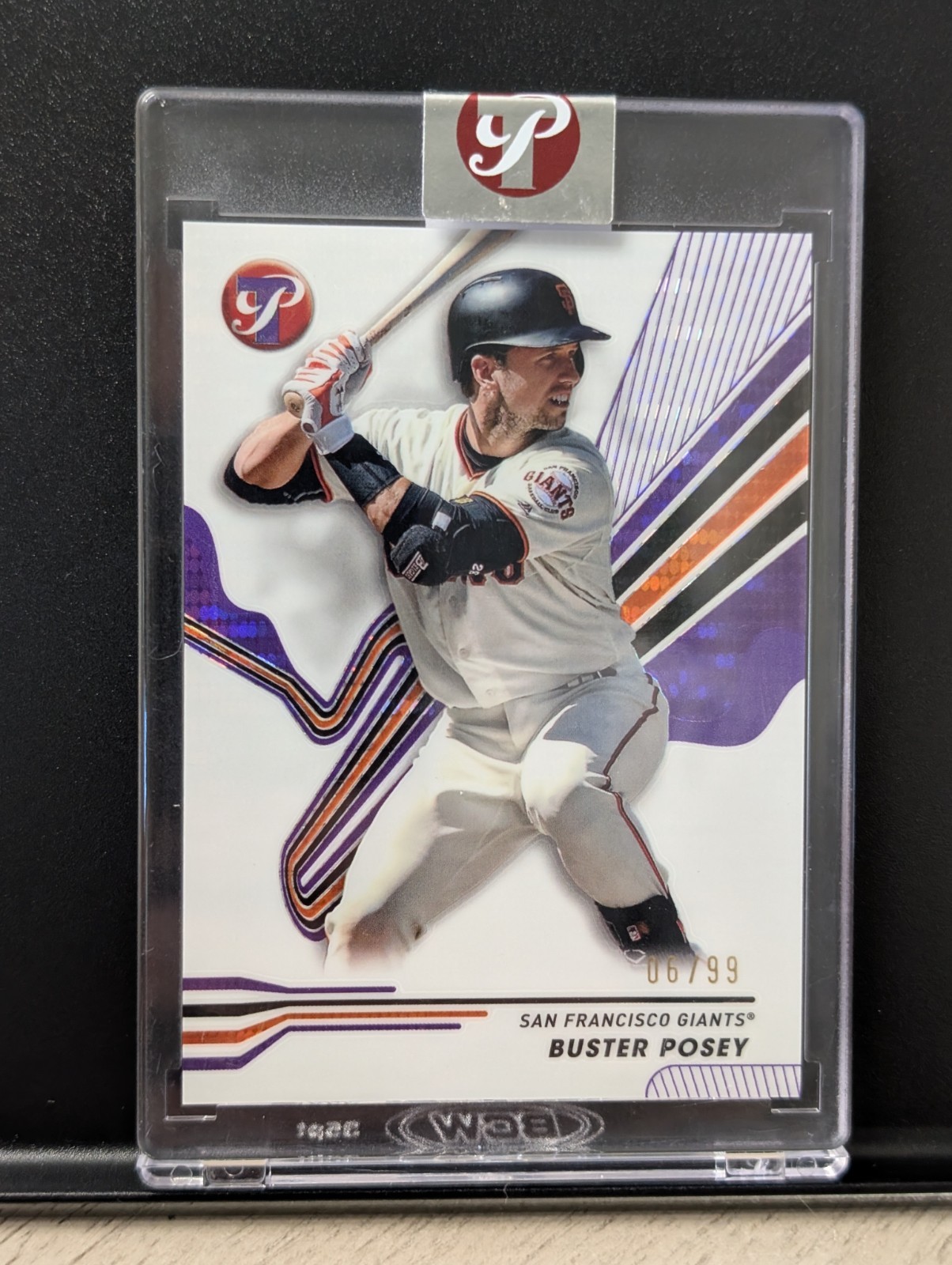 2024 Topps Pristine - Buster Posey #124 Purple Refractor /99