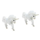  2 Pack Animal Toy Simulation Model Ornaments Lifelike Stuffed Animals