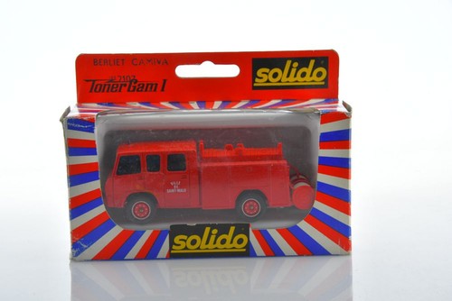 BERLIET Camiva 4X4 TANKER TRUCK FIRE 1978 1/55 SOLIDO 2107 - Picture 5 of 5