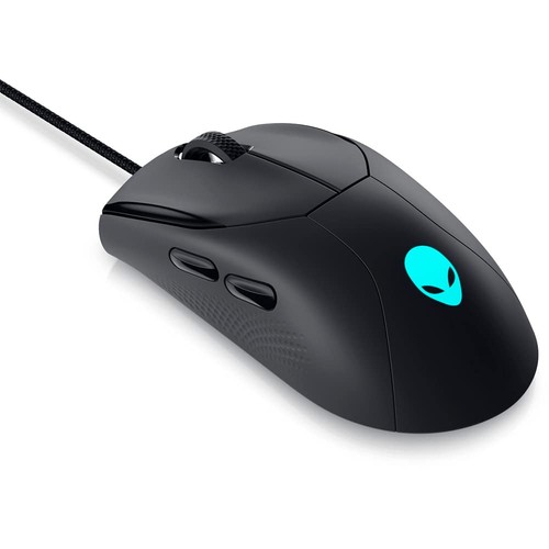 Alienware Gaming Mouse Wired USB-A Optical Sensor 6 Setting Buttons AW320M Black