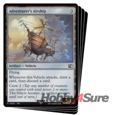 Adventurer's Airship X4 M/NM Magic: The Gathering MTG Final Fantasy