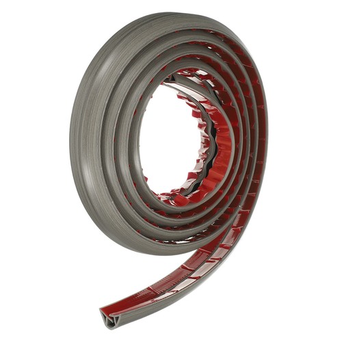 8ft Cord Cover Floor W0.55"xH0.28" Hide Extension Cable Wire Covers Light Grey - Afbeelding 3 van 7