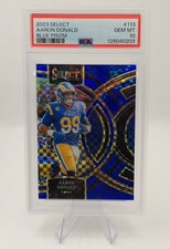 2023 Panini Select Aaron Donald Blue Prizm /149 PSA 10 Premier Level Rams 🔥