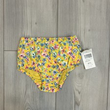 NWT Ralph Lauren 9M Yellow Floral Bloomer Bottoms
