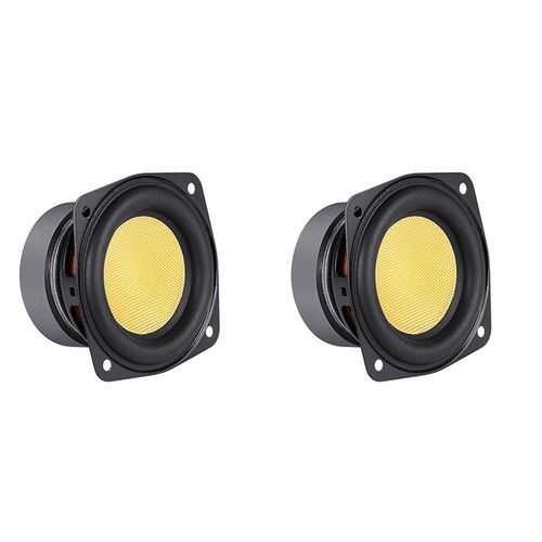 2 Stück 3 Tragbarer Aduio-Lautsprecher 4 Ohm 20 W Breitband-Soundlauts5208