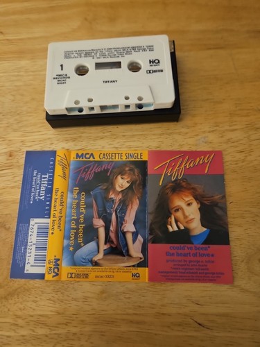 TIFFANY- Could’ve Been - Heart Of Love Cassette Single MCA - RARE - 1987 POP - Picture 4 of 5