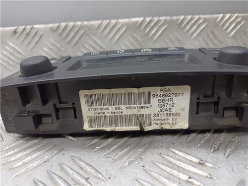 MANEJO AIRE ACONDICIONADO PEUGEOT 307 1.6 HDi (109 CV) 9HY 2005 9646627977 - Imagen 2 de 3