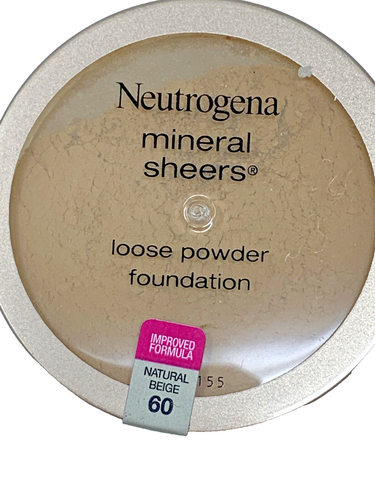 Neutrogena Mineral Sheers Loose Powder Foundation 60 Natural Beige 0.19 oz. - Picture 2 of 3
