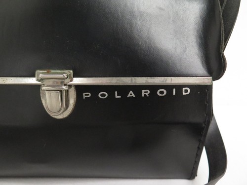 Polaroid Super Colour Swinger II Land Instant Camera 1970s Black + Original Case - Picture 11 of 13