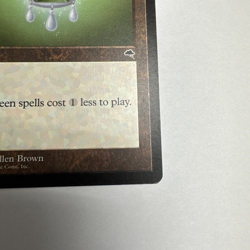 Magic The Gathering - Emerald Medallion - Tempest Regular 1997 - Picture 4 of 14