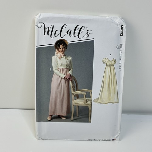 Dress Jacket Costume 19th Century Cosplay Size 14-22 UNCUT Pattern m8132 - Picture 1 of 2