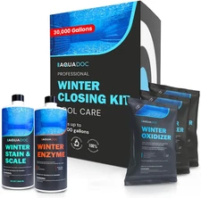 Aquadoc Pool Winterizing Kit for Closing Pools - Treats up to 30,000 Gallons - W