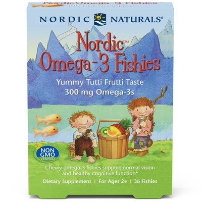 Nordic Naturals Nordic Omega 3 Fishies 36 Geleebonbons mit Fruchtgeschmack