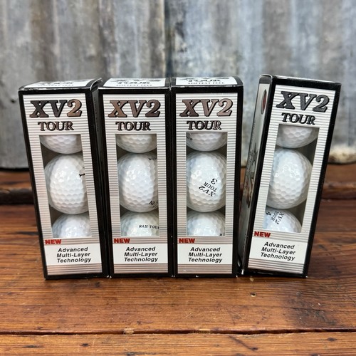 (12) Pelotas de Golf Ram Tour NOS XV2 de Colección Cubierta de Titanio Blanco Distancia Suave EE. UU. - Imagen 10 de 18