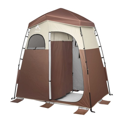#ad Pop Up Camping Shower Tent 2 Room Oversize Space Privacy Tents Portable Ten... $138.43