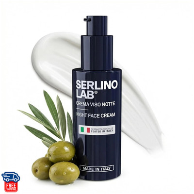 Serlino Lab Face Cream   Moisturizer with Retinol and Hyaluronic Acid, Refreshin