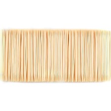 1000 Double Pointed Wooden Bamboo Toothpicks for Appetizers Olives Barbecue