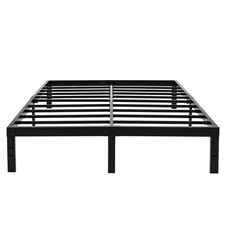 45MinST 14 Inch Reinforced Platform Bed Frame/3500lbs Heavy Duty/Easy Assembly