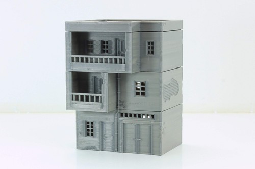 Arab Urban Buildings set of Four Town Houses - Tabletop Wargaming Terrain - Mini - Picture 6 of 12